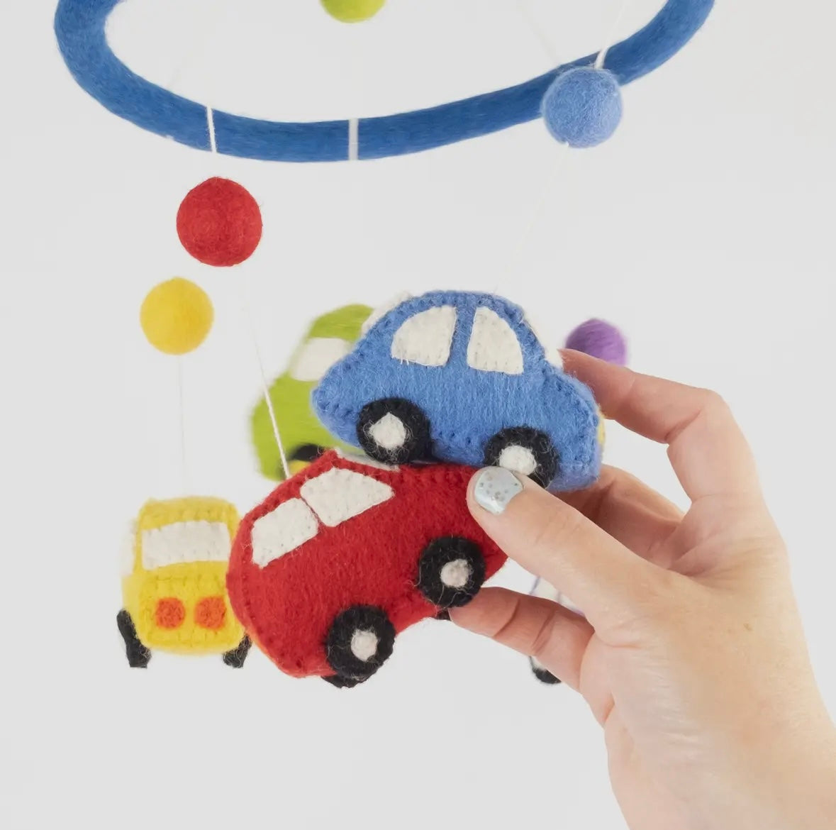 Car & Truck Wool Baby Mobile – Vroom into Dreamland