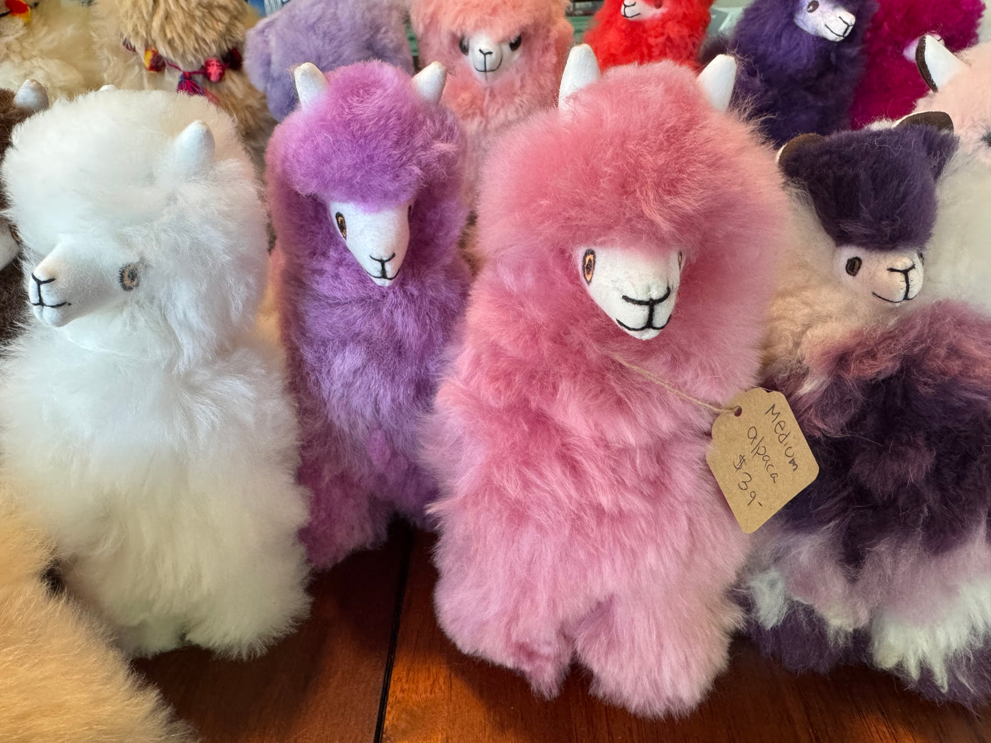 Medium Alpaca Stuffie (~ 8”)