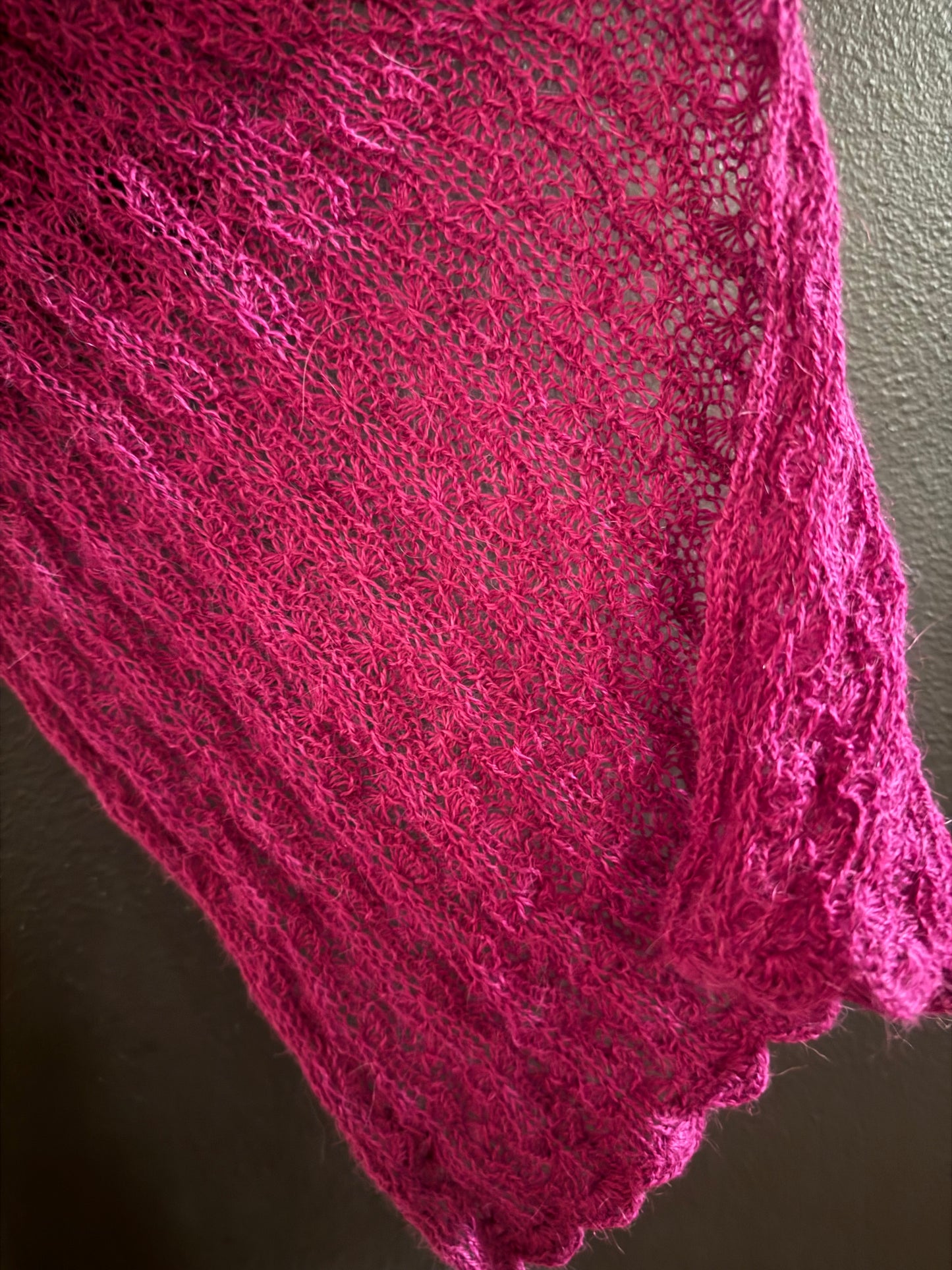 Alpaca Scarf - purple