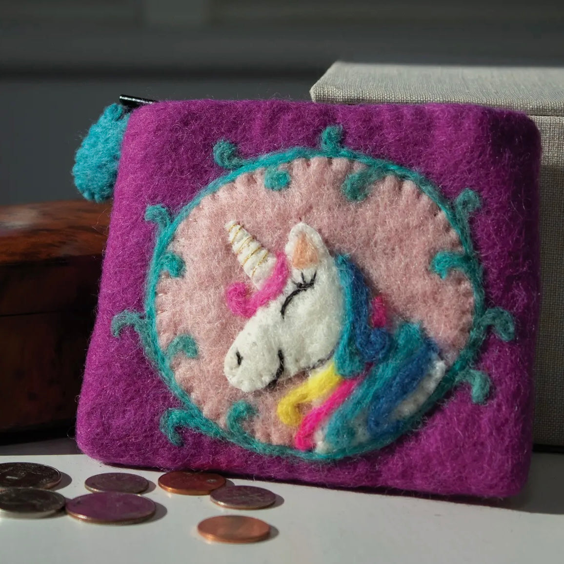 “Luna” the Dreamy Unicorn Coin Purse