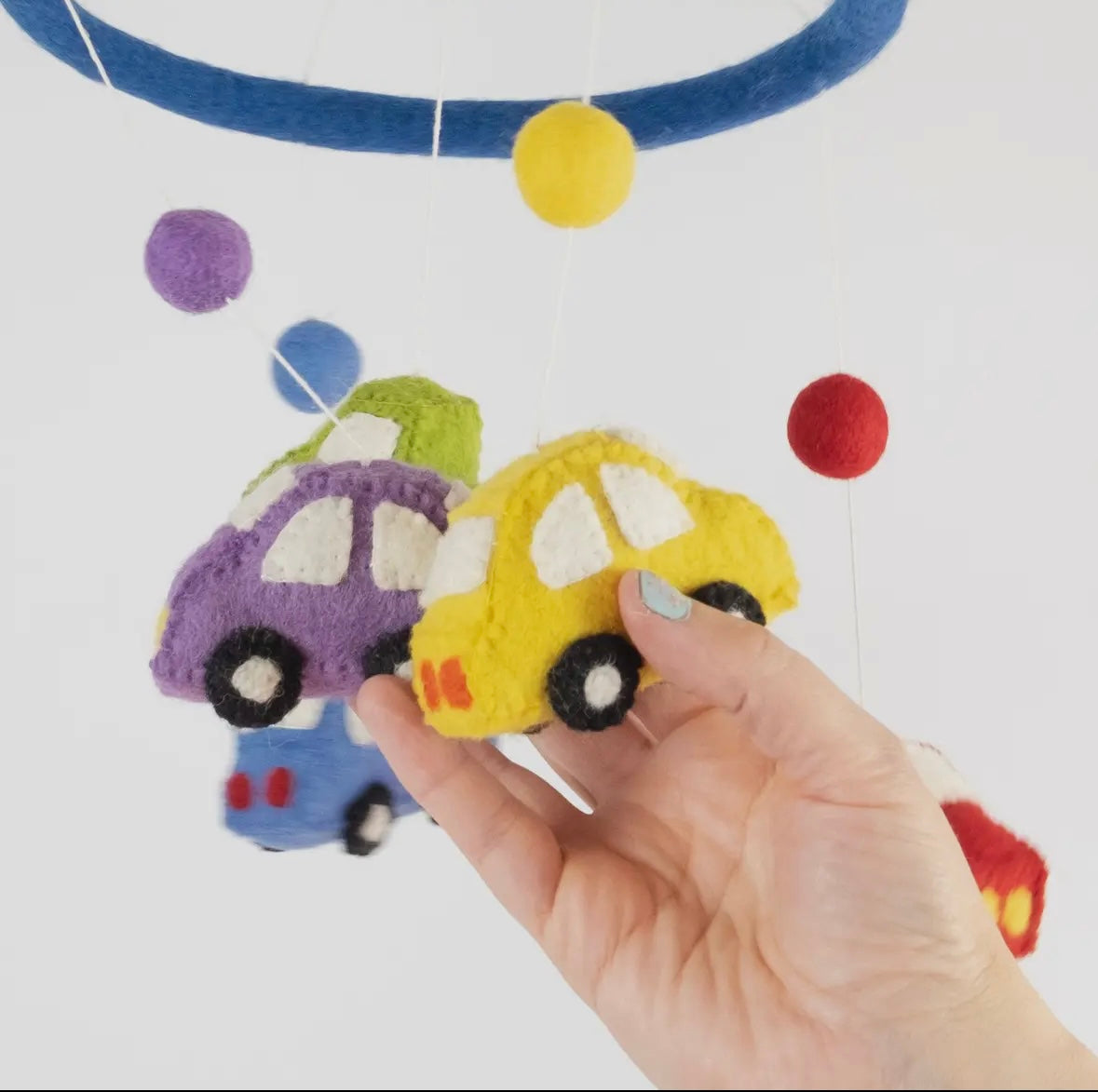 Car & Truck Wool Baby Mobile – Vroom into Dreamland