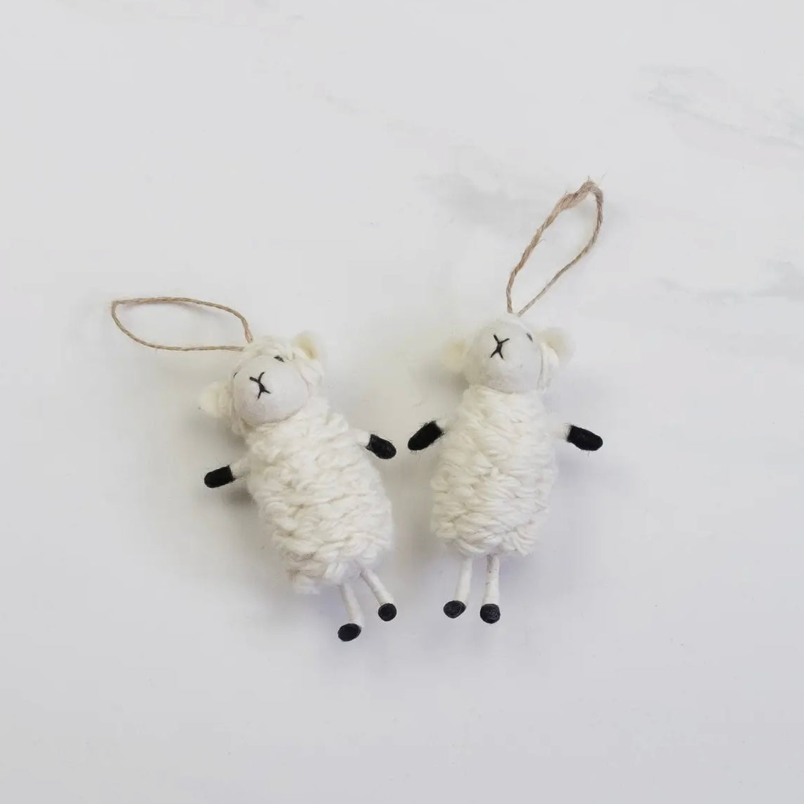 Mabel the Wooly Sheep – Hand-Felted Ornament