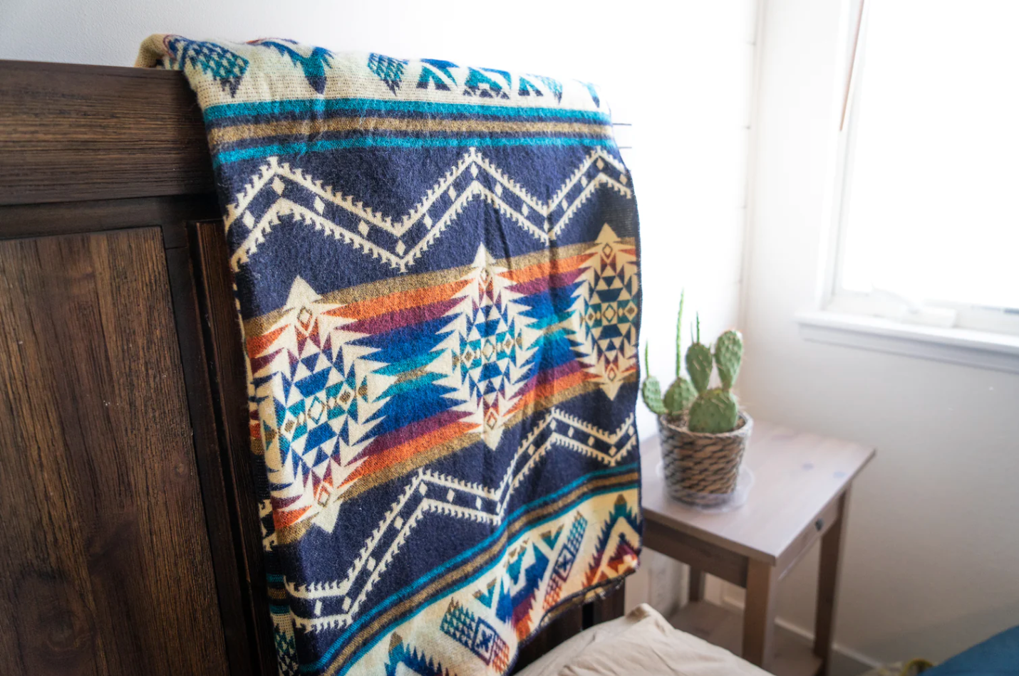 Alpaca Wool Blanket - Cuzco Plaza de Armas