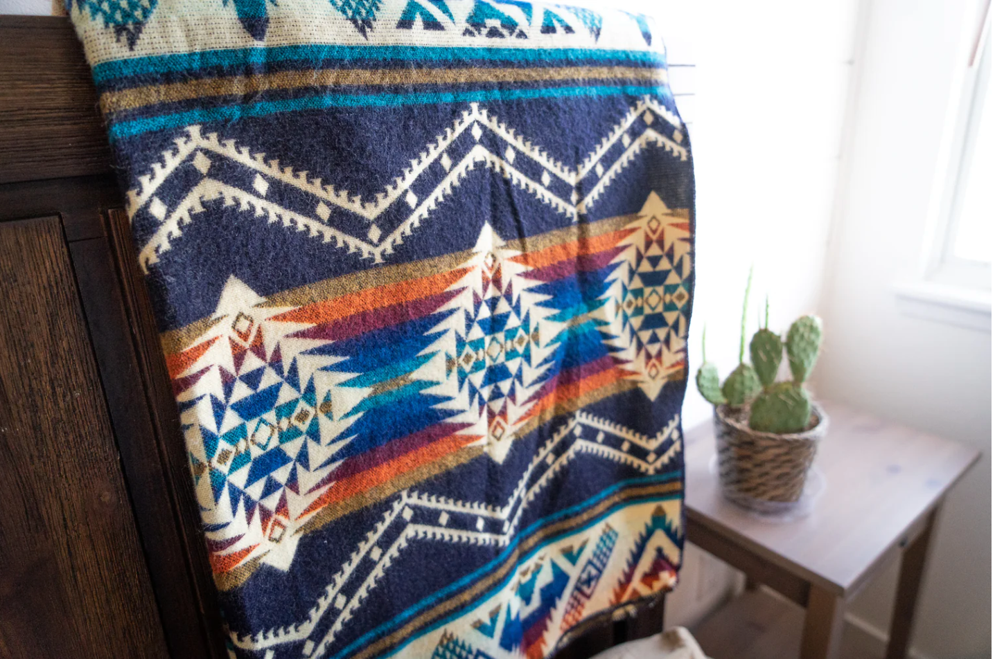 Alpaca Wool Blanket - Cuzco Plaza de Armas