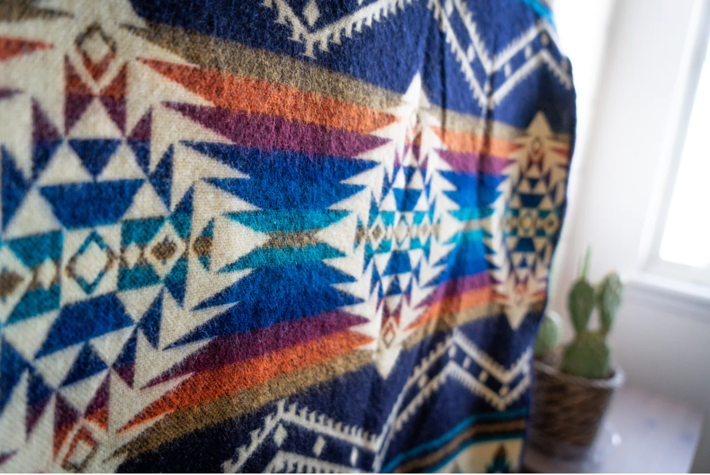 Alpaca Wool Blanket - Cuzco Plaza de Armas