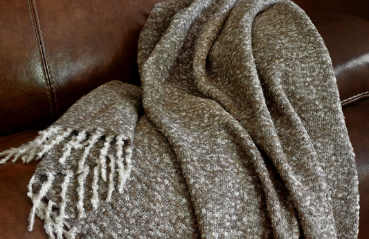 Criolla Boucle Alpaca Throw