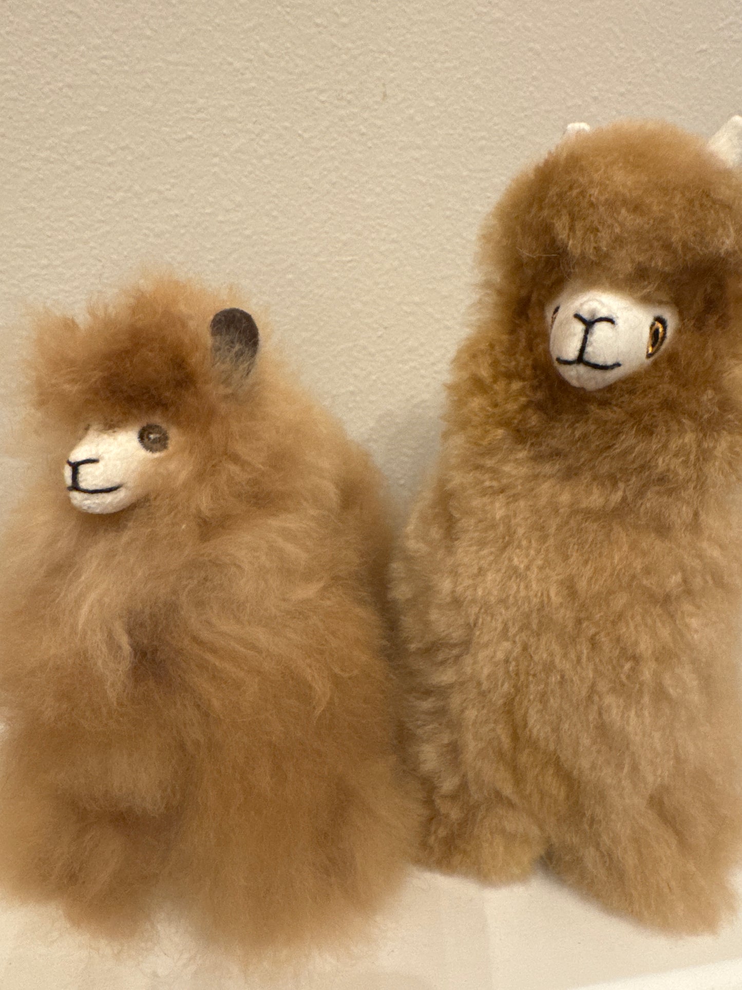 Alpaca Fur Stuffie 8" - Brown Solid