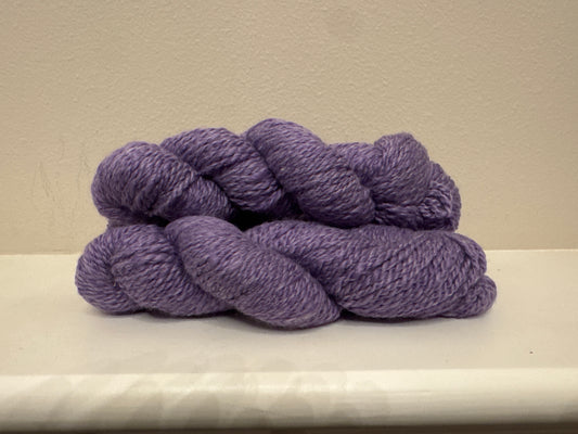 Worsted Wt. Purple Yarn skein (Gangnam Style) 60% Alpaca 40% Bamboo - 2-ply Worsted wt 115 yds