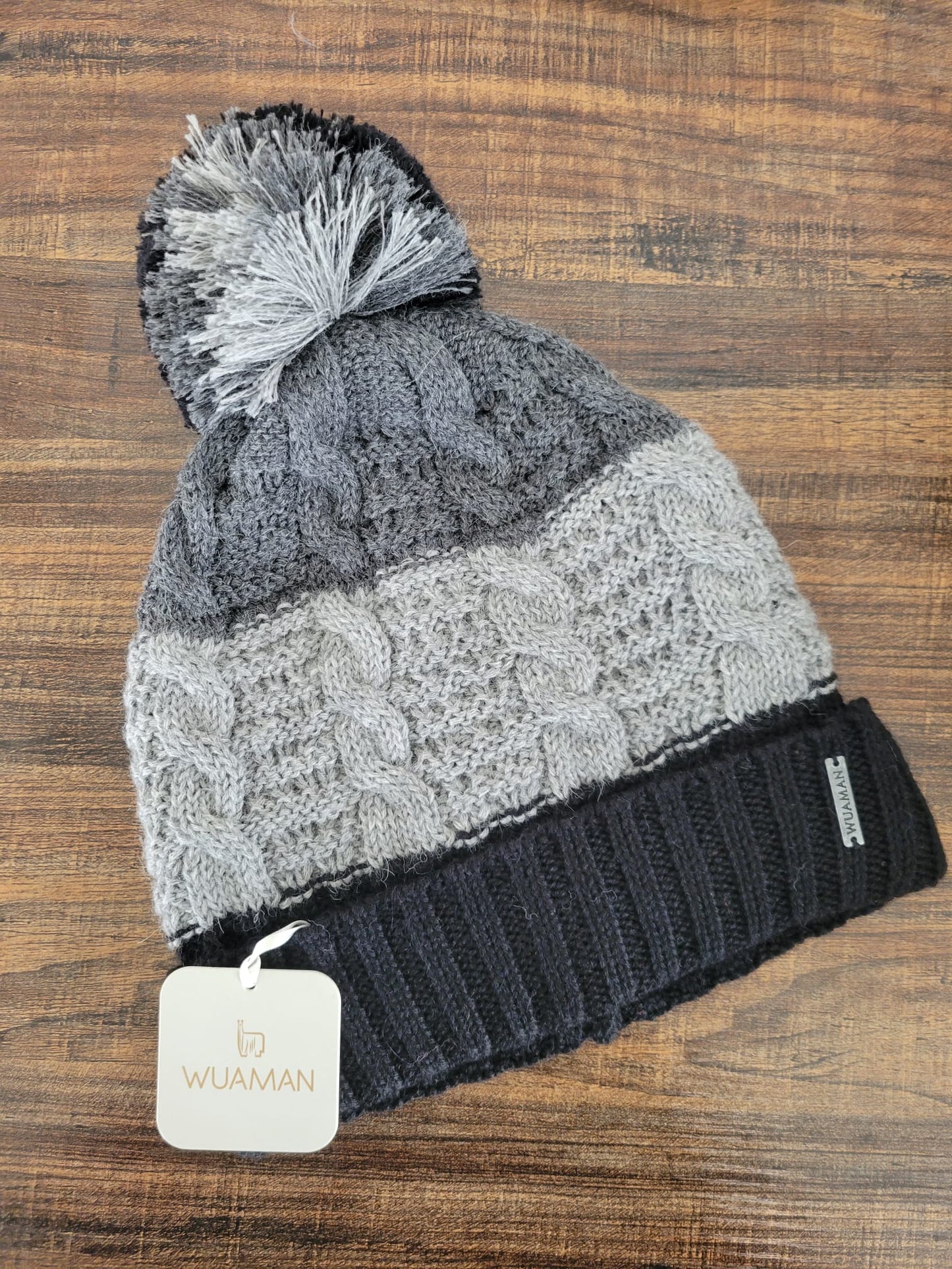 Alpaca Hand-Knit Beanie | Unisex - Black