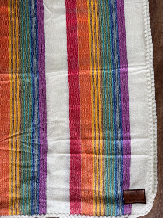 Rainbow Mesa - Brushed Alpaca Blanket