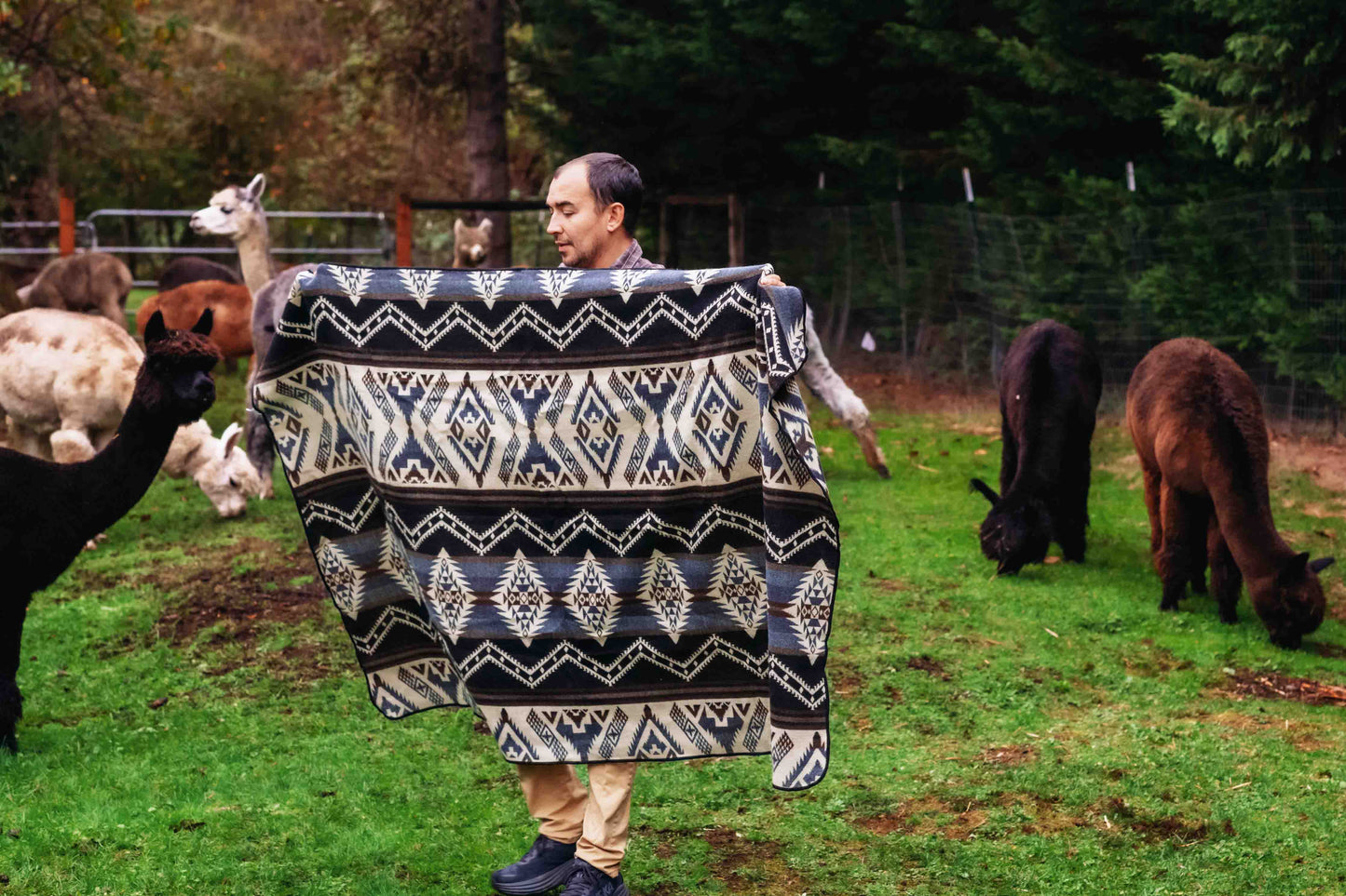 Cuzco - Alpaca Wool Blanket - Enchanted Farms