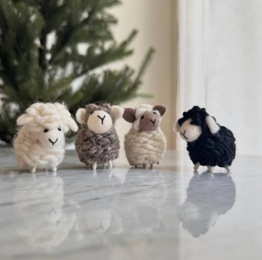Mini Felt Sheep - Table Decoration