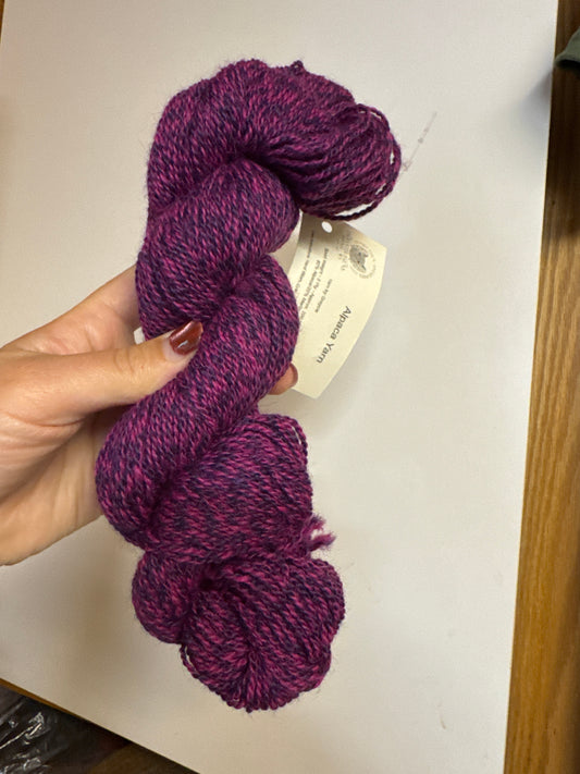 Yarn skein purple stripe Graycie