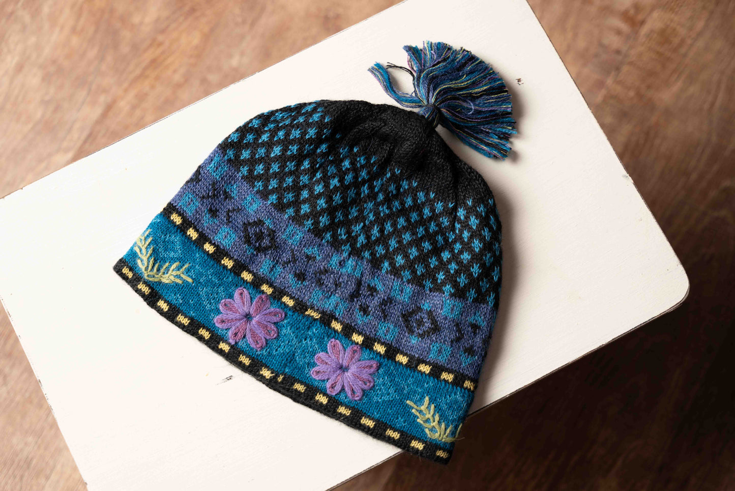 Blue Meadow Alpaca Hat