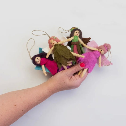 🧚‍♀️ Dancing Felt Fairies (Assorted Colors)