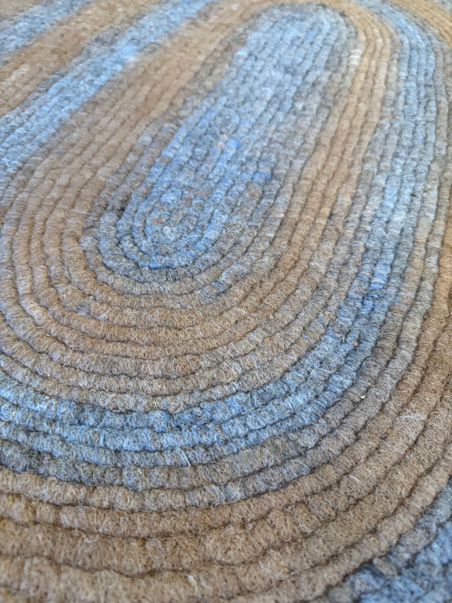 Rug from Enchanted Farms Alpaca Fiber!!! Brown & Gray