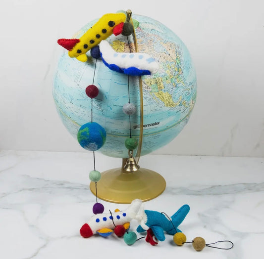 Airplane Wool Garland