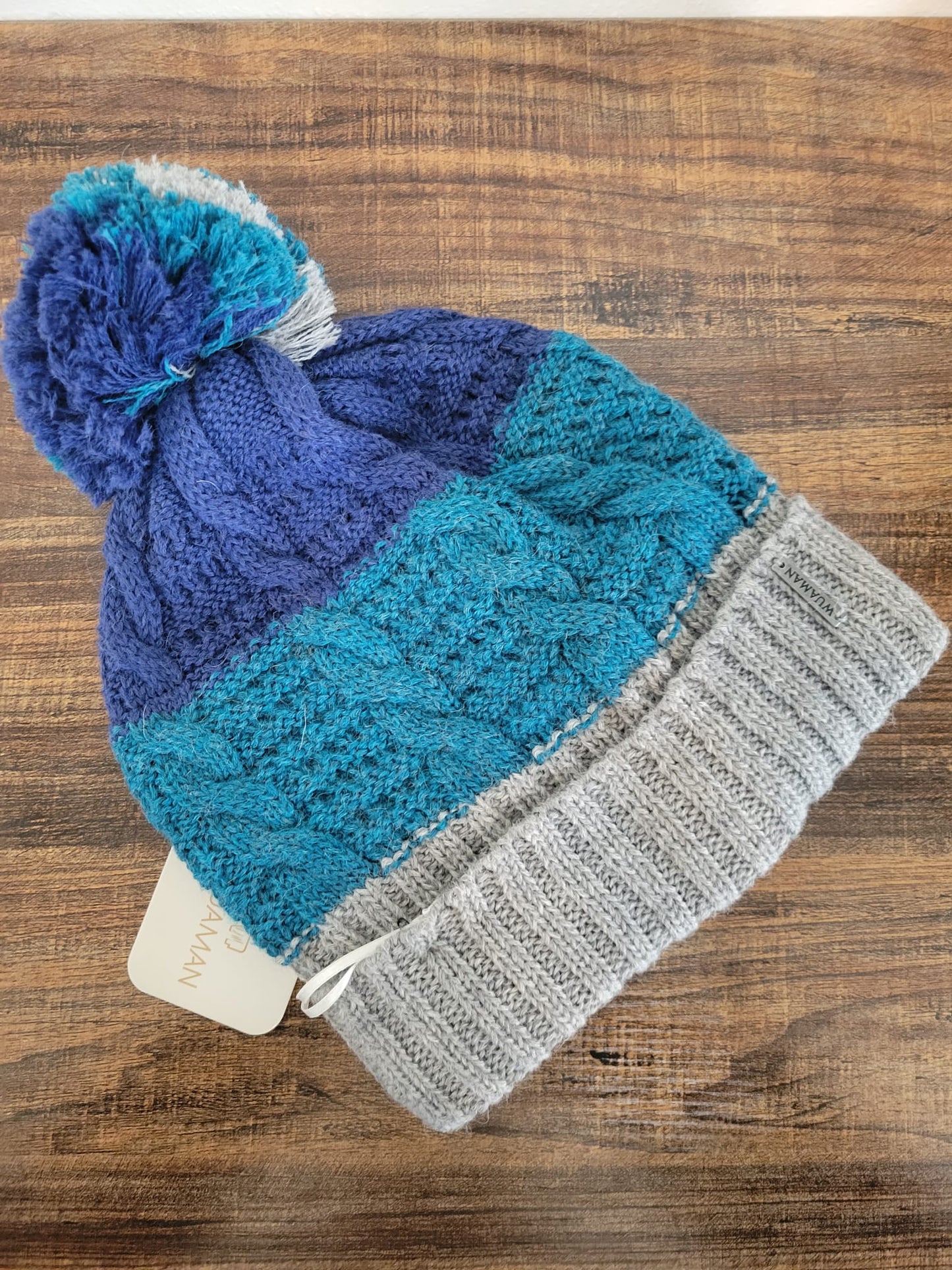 Alpaca Hand-Knit Beanie | Unisex - Blue