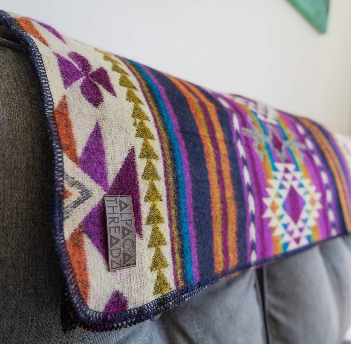 Amethyst Alpaca Blanket