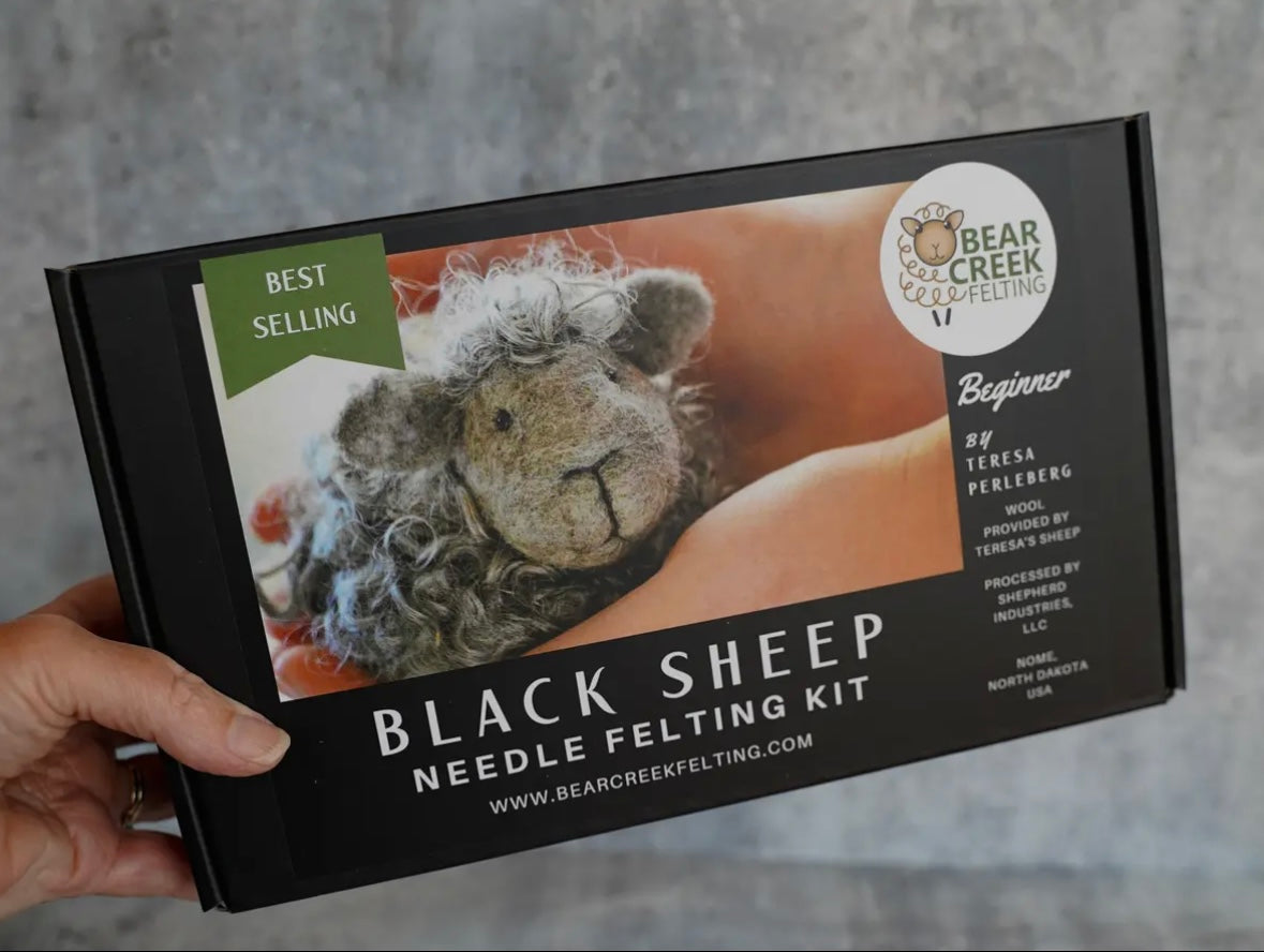 Black Sheep Needle Felting Kit